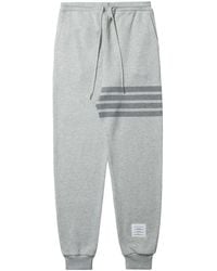 Thom Browne - Pantaloni sportivi grigi con righe 4-Bar - Lyst
