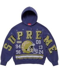 Supreme - Champions Studded Graphic-Print Hoodie - Lyst