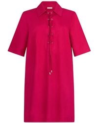 Liu Jo - Short Poplin Dress - Lyst