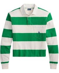 Polo Ralph Lauren - Striped Patch Pocket Rugby Shirt - Lyst