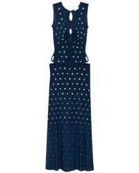 Rabanne - Robe Longue À Découpes - Lyst