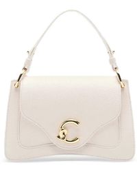 Coccinelle - Small C-Me Logo Hardware Leather Shoulder Bag - Lyst