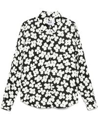 MSGM - Blouse Met Bloemenprint - Lyst