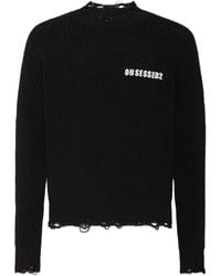 DSquared² - Gerafelde Gebreide Trui - Lyst