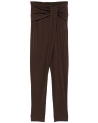 ANDAMANE - Draped Trousers - Lyst