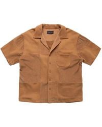 Les Tien - Cuban Overhemd Met Patchwork - Lyst