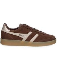 Gola - Viper Logo-Patch Suede Sneakers - Lyst