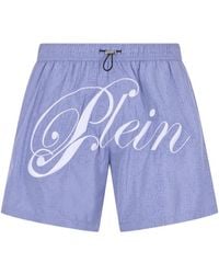 Philipp Plein - Swimming Shorts Monogram Signature - Lyst