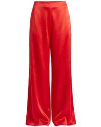 Danamé - Satin Palazzo Pants - Lyst