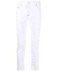 DSquared² - White Stretch Cotton Jeans - Lyst