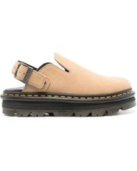 Dr. Martens - Zebzag Suede Clogs - Lyst
