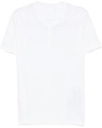 120% Lino - Round-Neck Short-Sleeve T-Shirt - Lyst