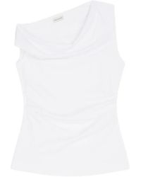Dries Van Noten - Off-Shoulder Jersey Top - Lyst