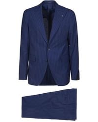 Tagliatore - Pinstriped Suit - Lyst