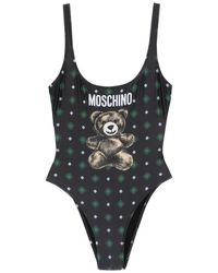 Moschino - Teddy Bear Lycra One Piece Swimsuit - Lyst