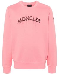 Moncler - Logo-print Cotton Sweatshirt - Men's - Cotton - Lyst