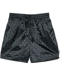 Sandro - Drawstring-Fastening Patterned Swim Shorts - Lyst
