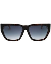 Marc Jacobs - Tortoiseshell-Effect Rectangle-Frame Sunglasses - Lyst