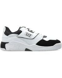 EA7 - Sneakers Con Applicazione Logo - Lyst