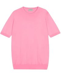 John Smedley - Kempton Crew-Neck T-Shirt - Lyst