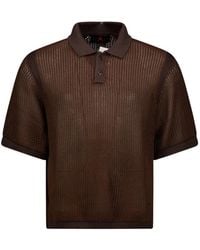 Nike - Flight Open-Knit Polo Shirt - Lyst