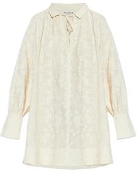 Munthe - Betulli Floral Tie-Neck Mini Dress - Lyst