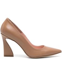Anna F. - 1354 90mm Leather Pumps - Lyst