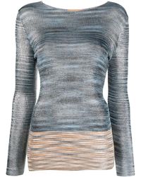 Missoni - Long-Sleeve Knitted Top - Lyst