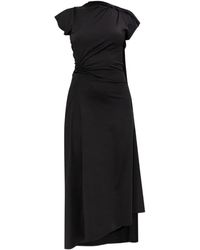 Victoria Beckham - アシンメトリー ドレープドレス - Lyst