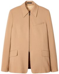 Paul Smith - Zip-Up Pointed-Collar Blazer - Lyst