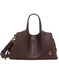 Coccinelle - Grainy-Leather Crossbody Bag - Lyst