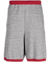 Undercover - Elasticated-Waist Cotton Track Shorts - Lyst