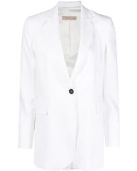 Blanca Vita - Single-Breasted Long-Sleeve Blazer - Lyst