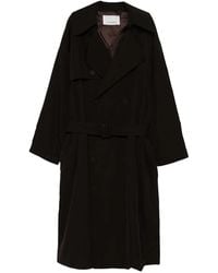 Frankie Shop - Trench Doppiopetto Con Cintura - Lyst