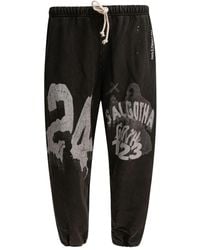 RRR123 - Graphic-Print Drawstring Trousers - Lyst
