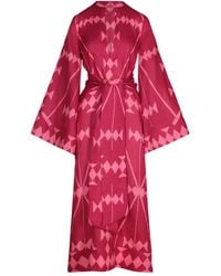 Johanna Ortiz - Savannah Geometric-Print Maxi Dress - Lyst