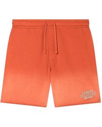 ARMANI EXCHANGE - Ombré-Effect Logo-Embroidered Shorts - Lyst