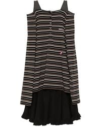 Mini Cream - T-Shirt En Rok Met Geborduurd Logo - Lyst
