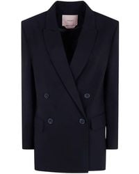 Twinset - Double-Breasted Blazer - Lyst