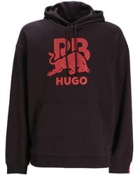 HUGO - X Racing Bulls Logo Hoodie - Lyst