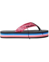ARIZONA LOVE - Platform Patterned Flip-Flops - Lyst