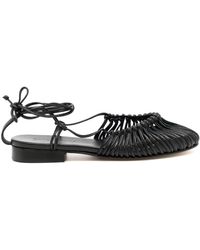 Hereu - Mantera Knotted Leather Sandals - Lyst