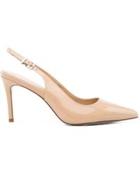 SERGIO MORETTI FIRENZE - Patent Slingback Pumps - Lyst