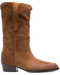 Paris Texas - 40Mm Hilda Suede Boots - Lyst