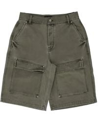 Purple Brand - Faded-Effect Cargo Shorts - Lyst