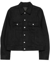 Rick Owens - Button-Up Trucker Denim Jacket - Lyst