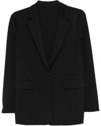 Marella - Single-Breasted Notched-Lapel Blazer - Lyst