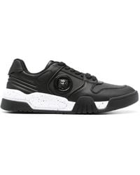 Just Cavalli - Baskets En Cuir À Patch Logo - Lyst