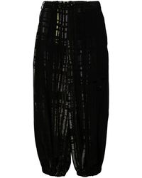 Y's Yohji Yamamoto - Pantalones ajustados a cuadros - Lyst