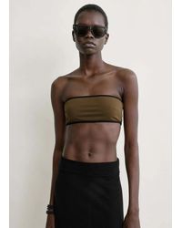 TOTEME - Contrast-Trim Bikini Top - Lyst